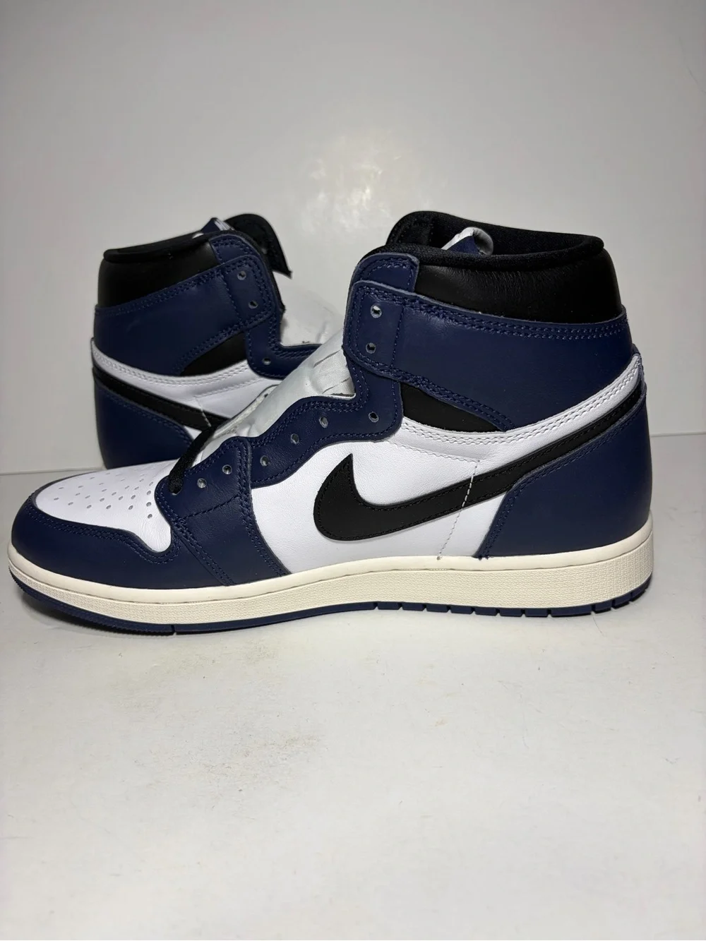 Nike Air Jordan 1 High OG Midnight Navy Black White Sneakers US 10 DZ5485-401